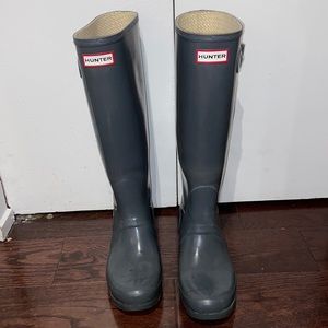 Women’s Tall Grey Hunter Boots